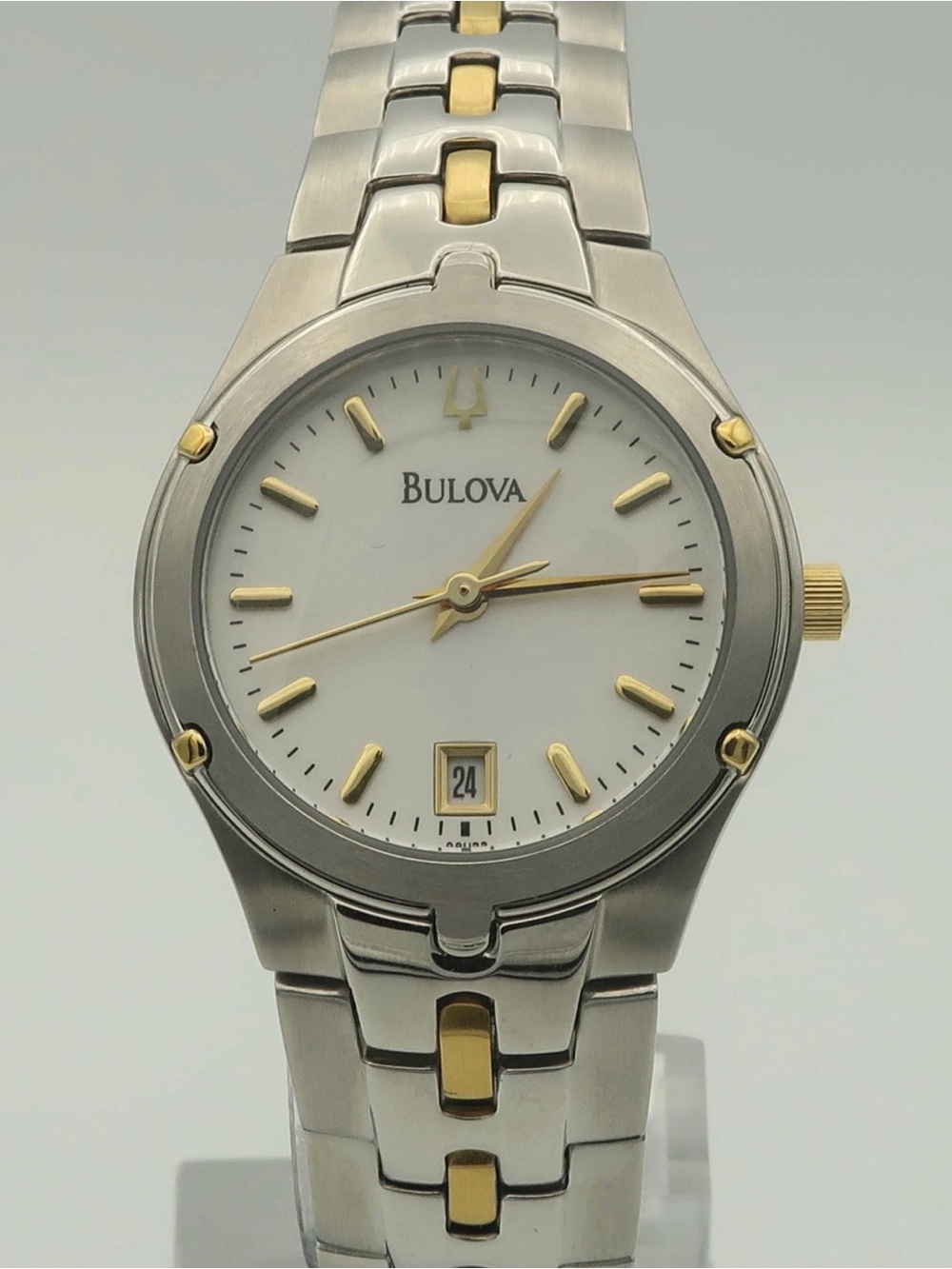 Bulova Two-Tone Silver and Gold Women's Bracelet Watch